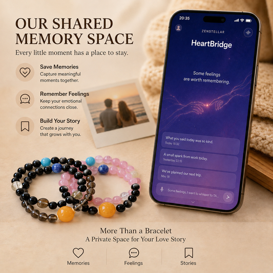 Harmony Link shared memory space feature for couples to save meaningful moments, emotions and relationship memories