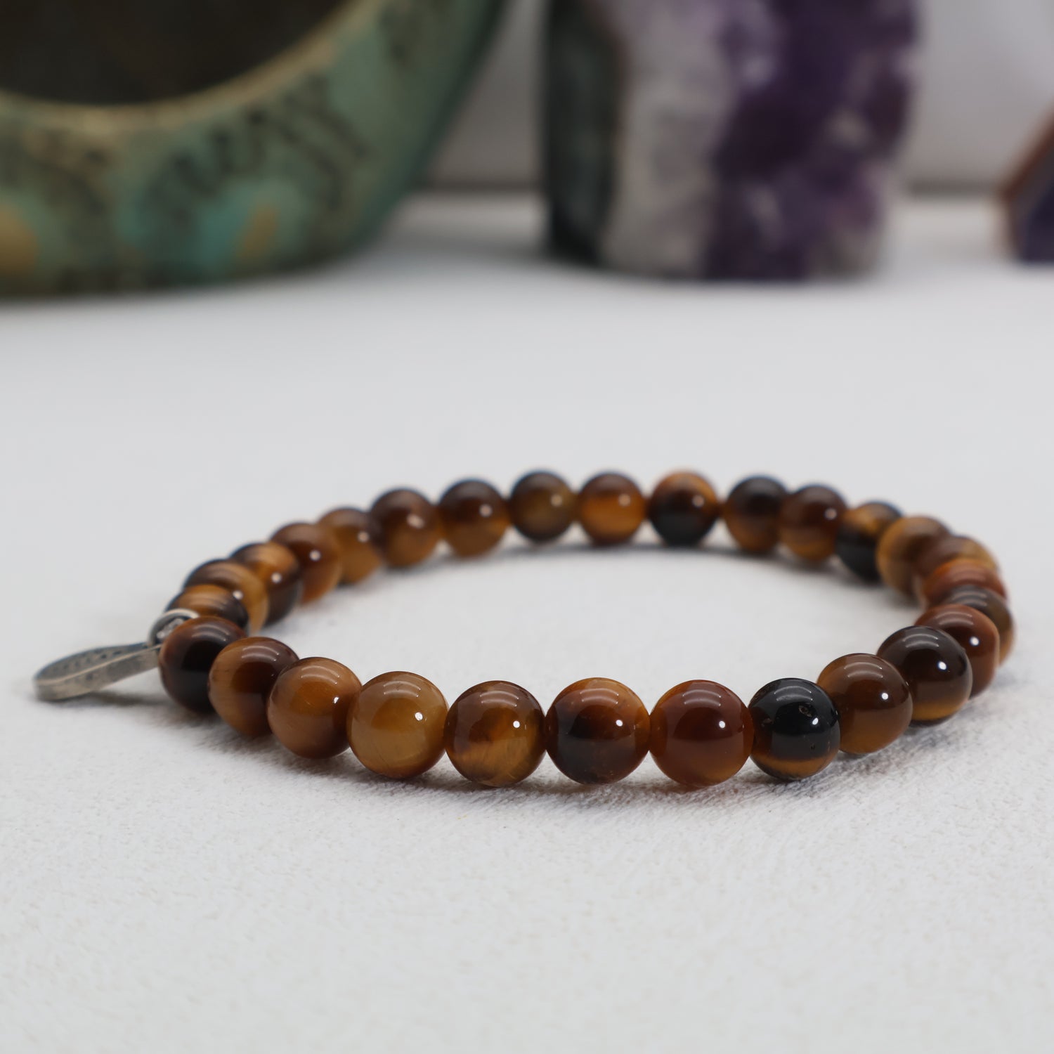 Golden Courage Tiger’s Eye Bracelet – 925 Sterling Silver
