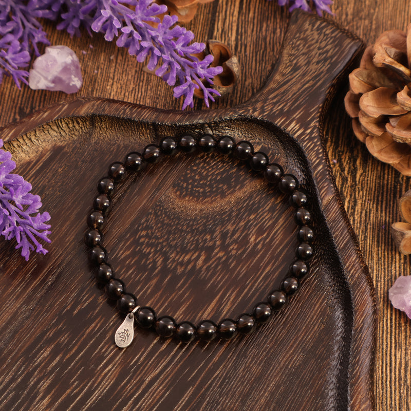 ARIES - PERSEVERANCIA PULSERA DE CUARZO AHUMADO
