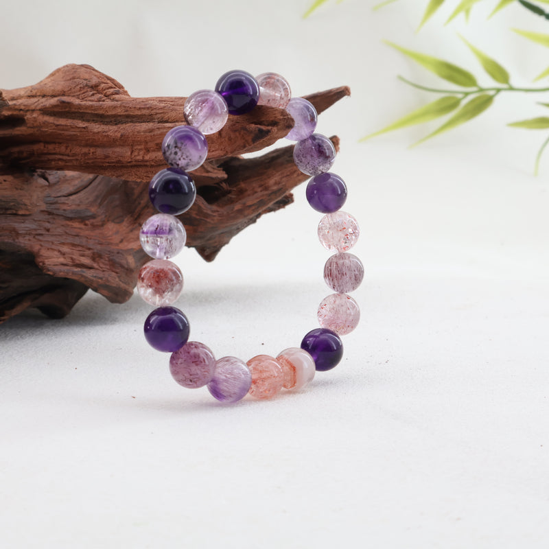 BLACK CURRANT SUPER 7 BRACELET