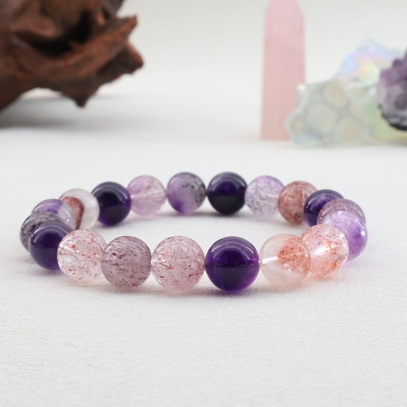 BLACK CURRANT SUPER 7 BRACELET