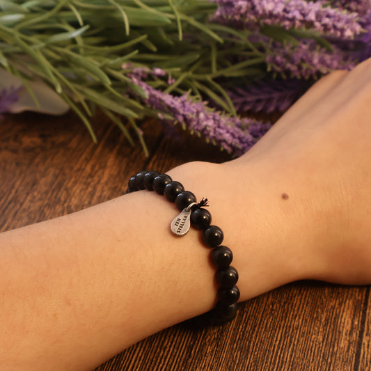 CAPRICORN - NATURAL OBSIDIAN BRACELET-2