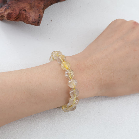 GOLDEN RUTILATED CRYSTAL BRACELET-2
