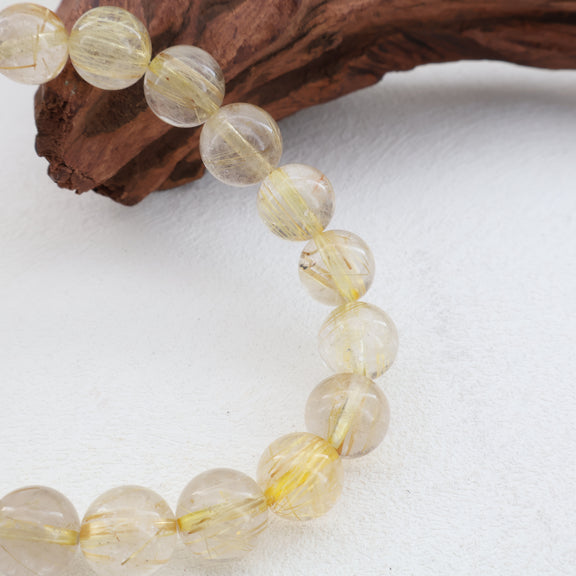 GOLDEN RUTILATED CRYSTAL BRACELET-4