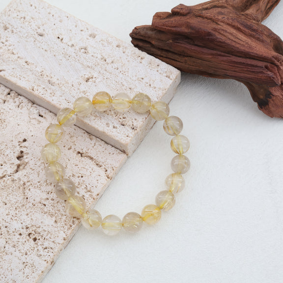 GOLDEN RUTILATED CRYSTAL BRACELET-5