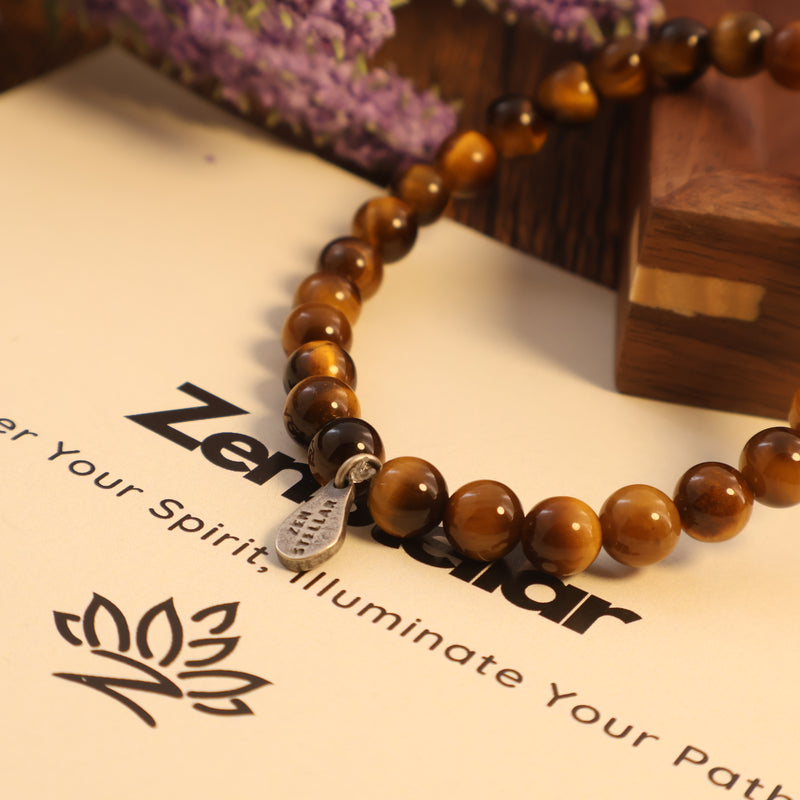LEO - NATURAL TIGER EYE BRACELET-3