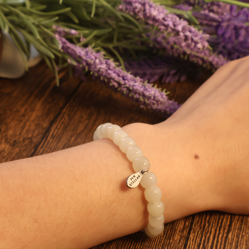 VIRGO - FLAWLESS WHITE HETIAN JADE BRACELET-2