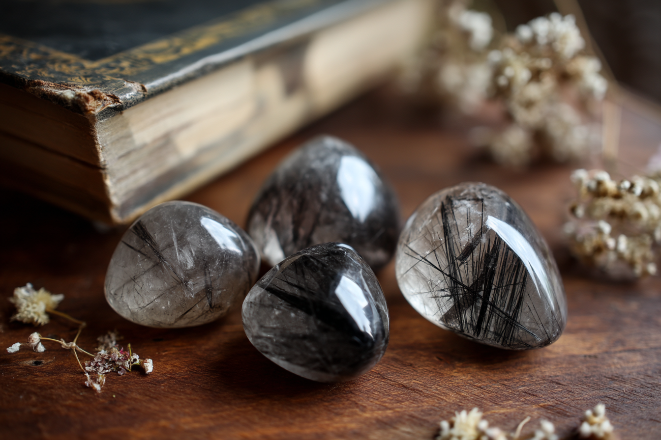 Black Rutilated Quartz Benefits: Grounded Power and Shadow Transformation