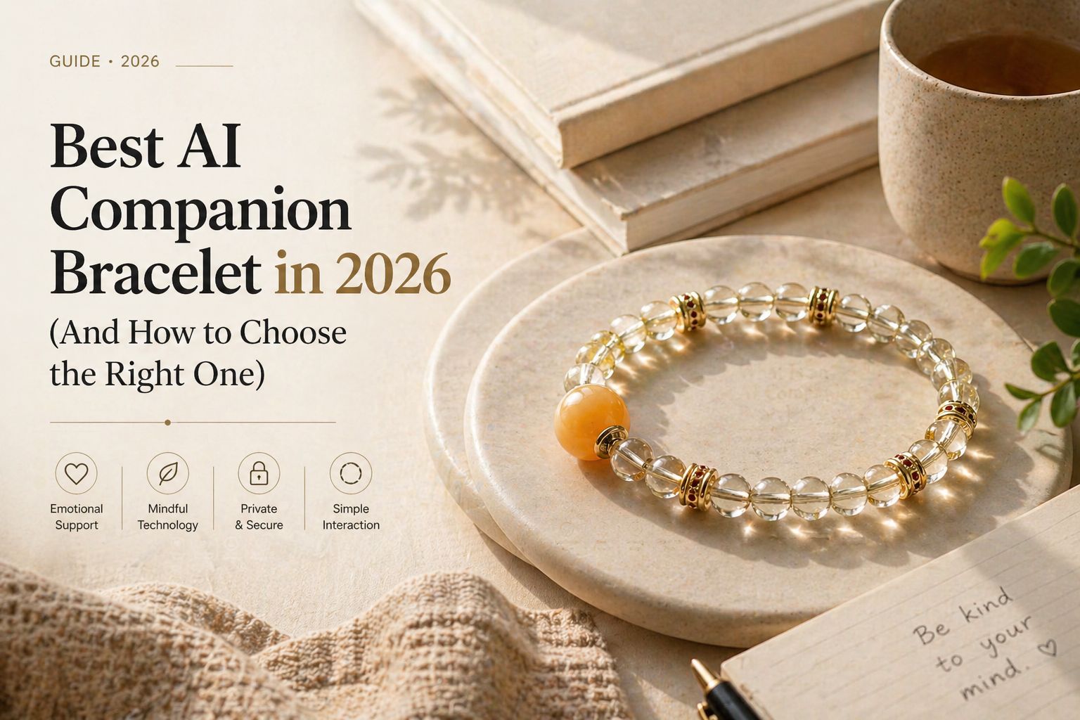 Best AI Companion Bracelet in 2026 (And How to Choose the Right One)