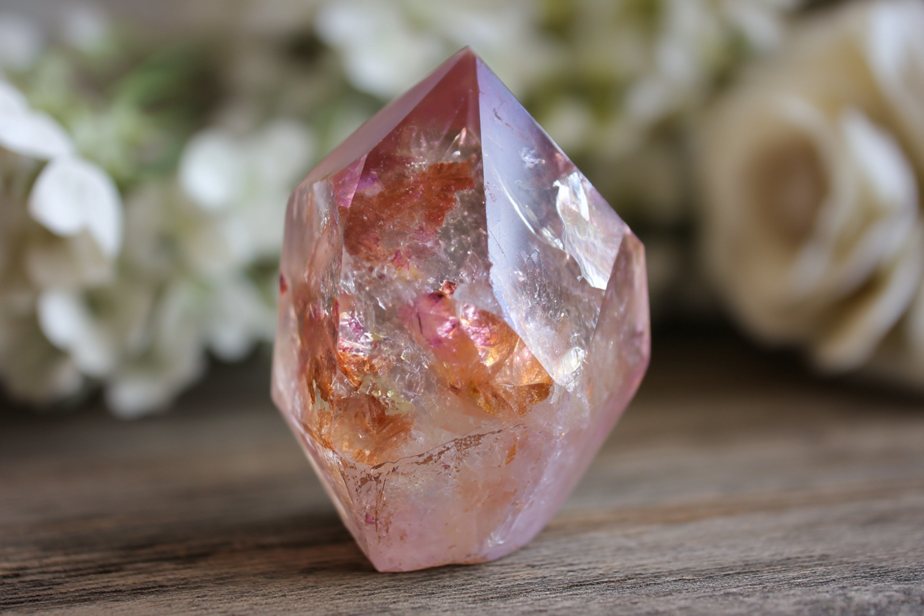Cherry Blossom Super Seven Crystals Healing Properties: The Stone of Heart Awakening, Inner Grace, and Soulful Radiance