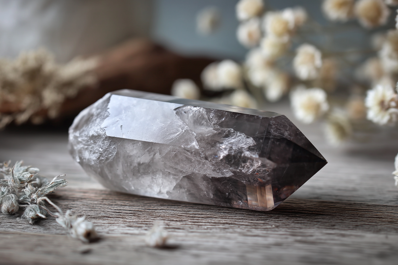 Gray Phantom Quartz Healing Properties: The Crystal of Shadow Wisdom, Neutral Strength, and Soul Integration