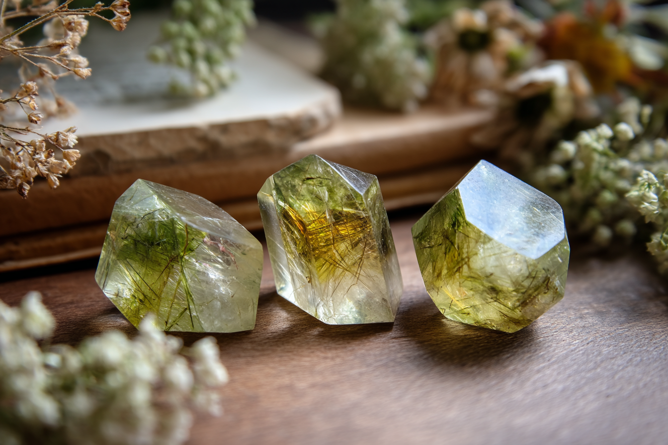 Green Rutilated Quartz Healing Properties: The Crystal of Regeneration, Heart Alignment, and Energy Renewal