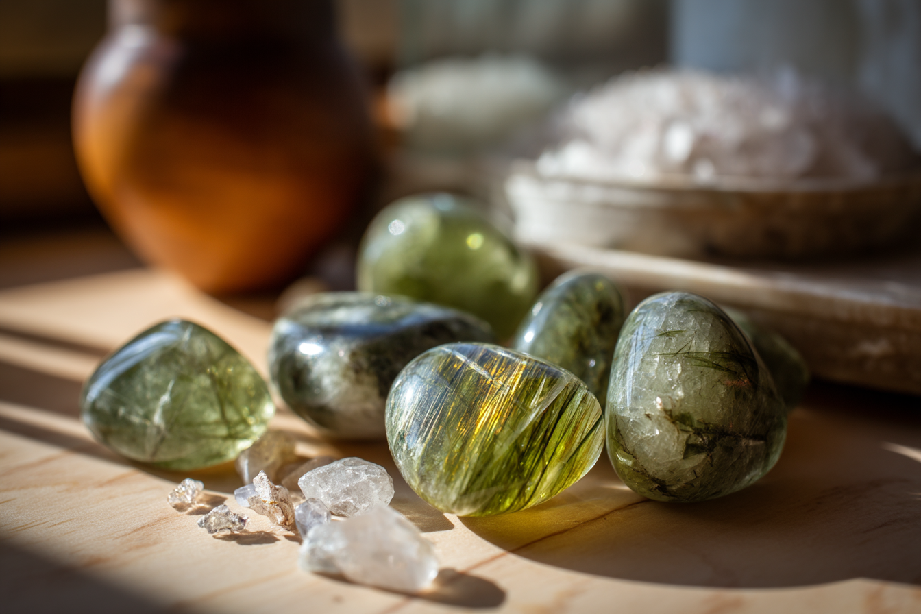Green Rutilated Quartz Benefits: Abundance Alignment and Heart Awakening