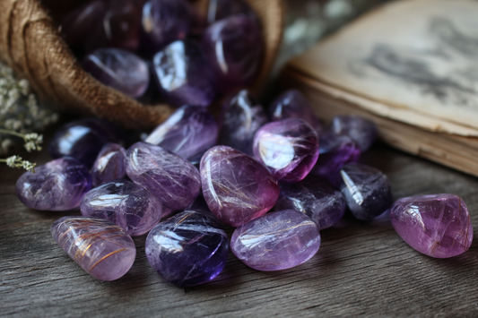 Purple Rutilated Quartz Benefits: Divine Insight and Emotional Alchemy