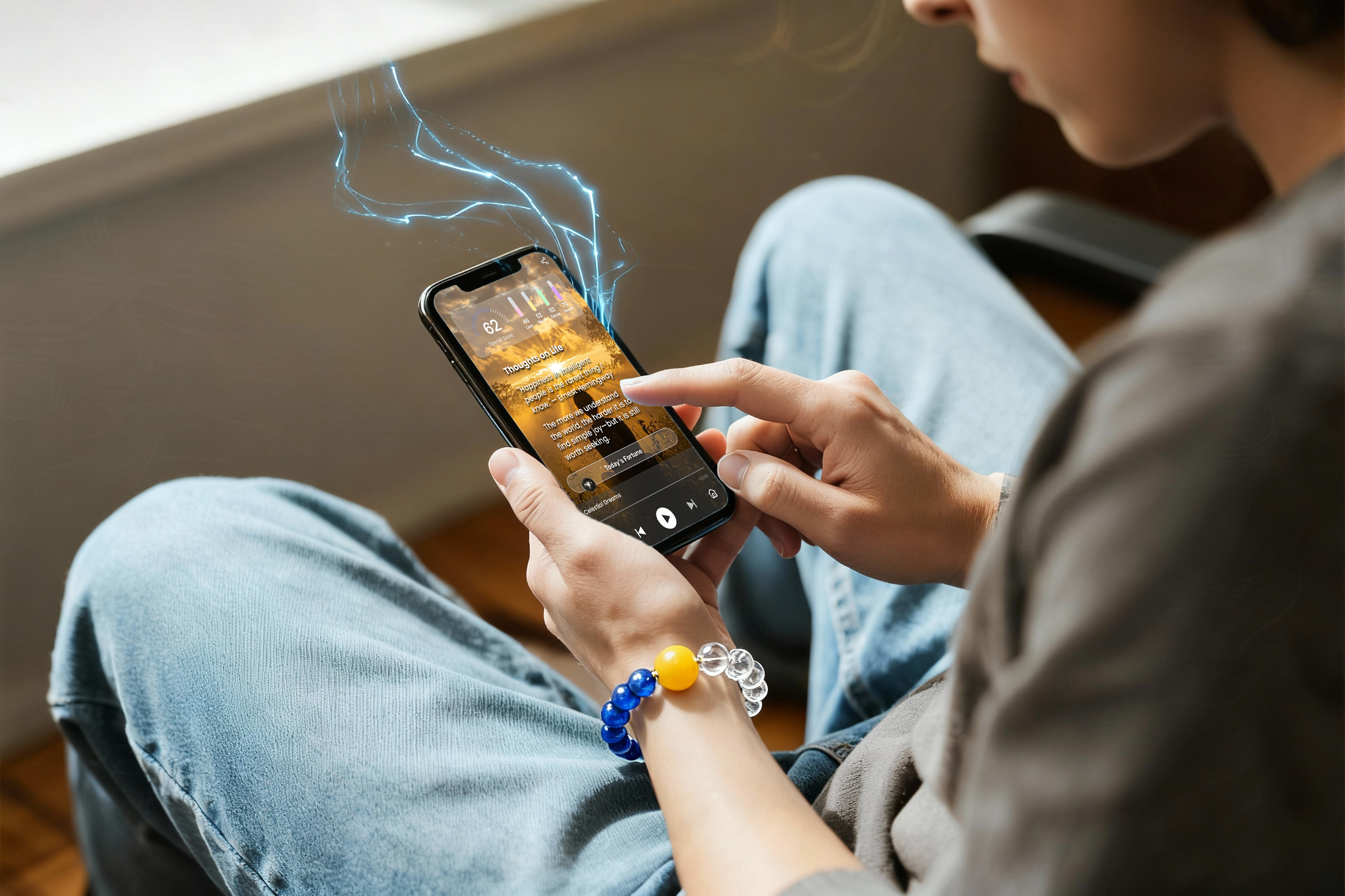 Digital Energy Bracelet: Merging Data and Spirit for True Balance