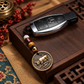 Chinese Zodiac brass pendant attached to car key