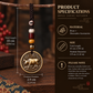 Chinese Zodiac brass keychain size and material details