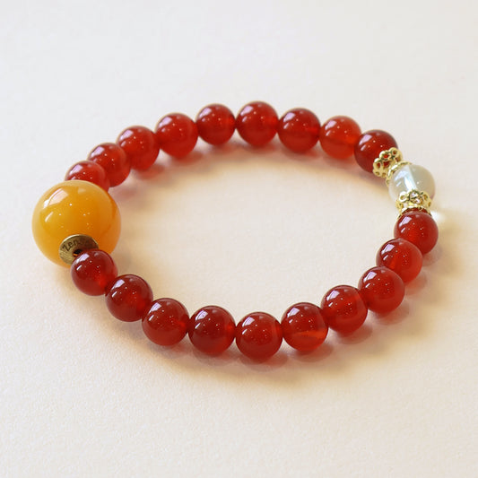 CRYSTAL–EMBER CLARITY BRACELET