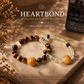 Heart Bond AI Couple Companion Bracelet featuring matching crystal bracelets with NFC connected AI space, shared memories, and emotional connection for couples