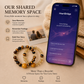 Shared Memory Space feature for AI couple bracelet to save memories feelings and meaningful moments