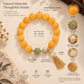 Amber Hetian jade and jadeite tassel bracelet material and size details