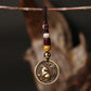 Rabbit Chinese Zodiac brass keychai
