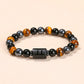 Gemini Tiger’s Eye and black hematite zodiac bracelet