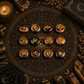 Tiger’s Eye 12 zodiac crystal stones set