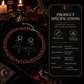Blood Moon spiderweb jewelry product specifications and material details