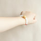 LUNAR BLISS Moonstone Crystal Bracelet Worn on Wrist with Minimal Everyday Style