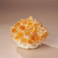 Golden quartz crystal cluster decorative home decor piece