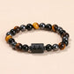 Libra Tiger’s Eye and black hematite zodiac bracelet