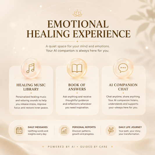 Zenstellar Emotional Healing Experience with AI Companion Chat Healing Music Daily Guidance and Personal Insights