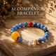 Stellar Flow Kyanite balance crystal bracelet with AI companion experience
