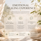Emotional healing AI companion bracelet experience with healing music, answer book, daily messages and AI chat features