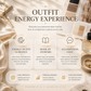 Outfit energy AI companion bracelet experience with daily style guidance, color inspiration, personal reports and AI chat