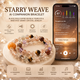 Starry Weave AI Companion Bracelet with Black Gold Super Seven Tiger Eye and Amethyst beads featuring NFC smart interaction and personalized AI guidance