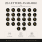 Select any letter from A to Z and personalize your bracelet with an initial that represents someone or something meaningful.