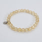 Golden Radiance Facettiertes Citrin-Armband – 925 Sterlingsilber