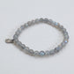 Lunar Mist Grey Moonstone Bracelet – 925 Sterling Silver