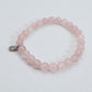Blush Harmony Rose Quartz Bracelet – 925 Sterling Silver