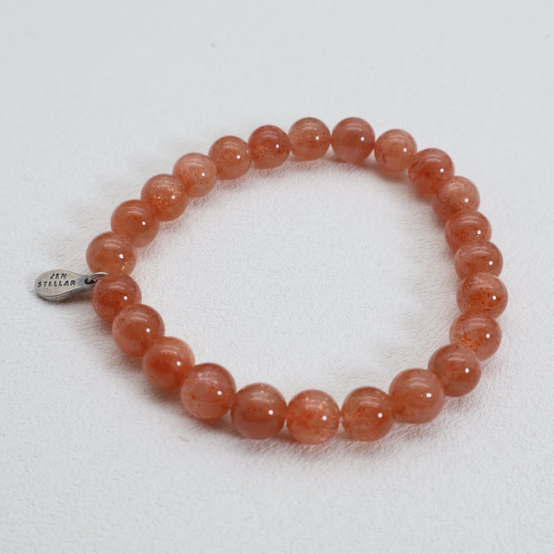 Solar Joy Sunstone Bracelet – 925 Sterling Silver
