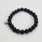 Bracciale in Giada Nera Midnight Ground – Argento Sterling 925