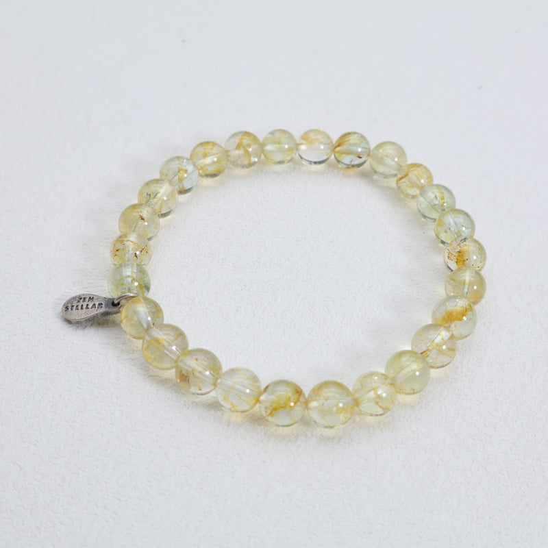 Golden Radiance Topaz Bracelet – 925 Sterling Silver