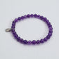 Violet Clarity Amethyst Bracelet – 925 Sterling Silver