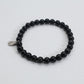 Midnight Shield Black Obsidian Bracelet – 925 Sterling Silver