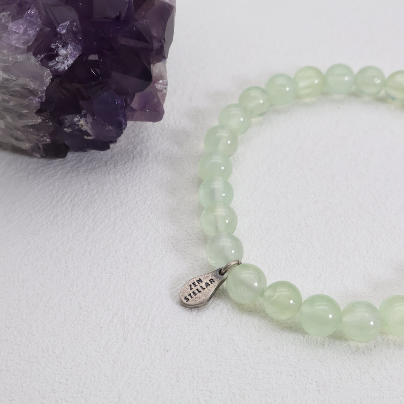 Bracciale Quiet Bloom in Prehnite – Argento Sterling 925
