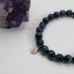 Mitternachtsfokus Blaues Tigerauge Armband – 925 Sterlingsilber