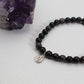 Silver Shadow Obsidian Bracelet – 925 Sterling Silver