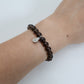 Earthbound Calm Rauchquarz-Armband – 925 Sterlingsilber